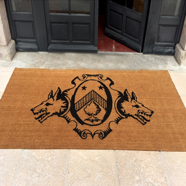 Paillasson personnalisé tapis coco sur mesure avec Logo - Mytapis